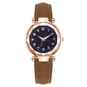 *AOIFE* Brown x Rose Gold Chic Fashion Quartz Watch